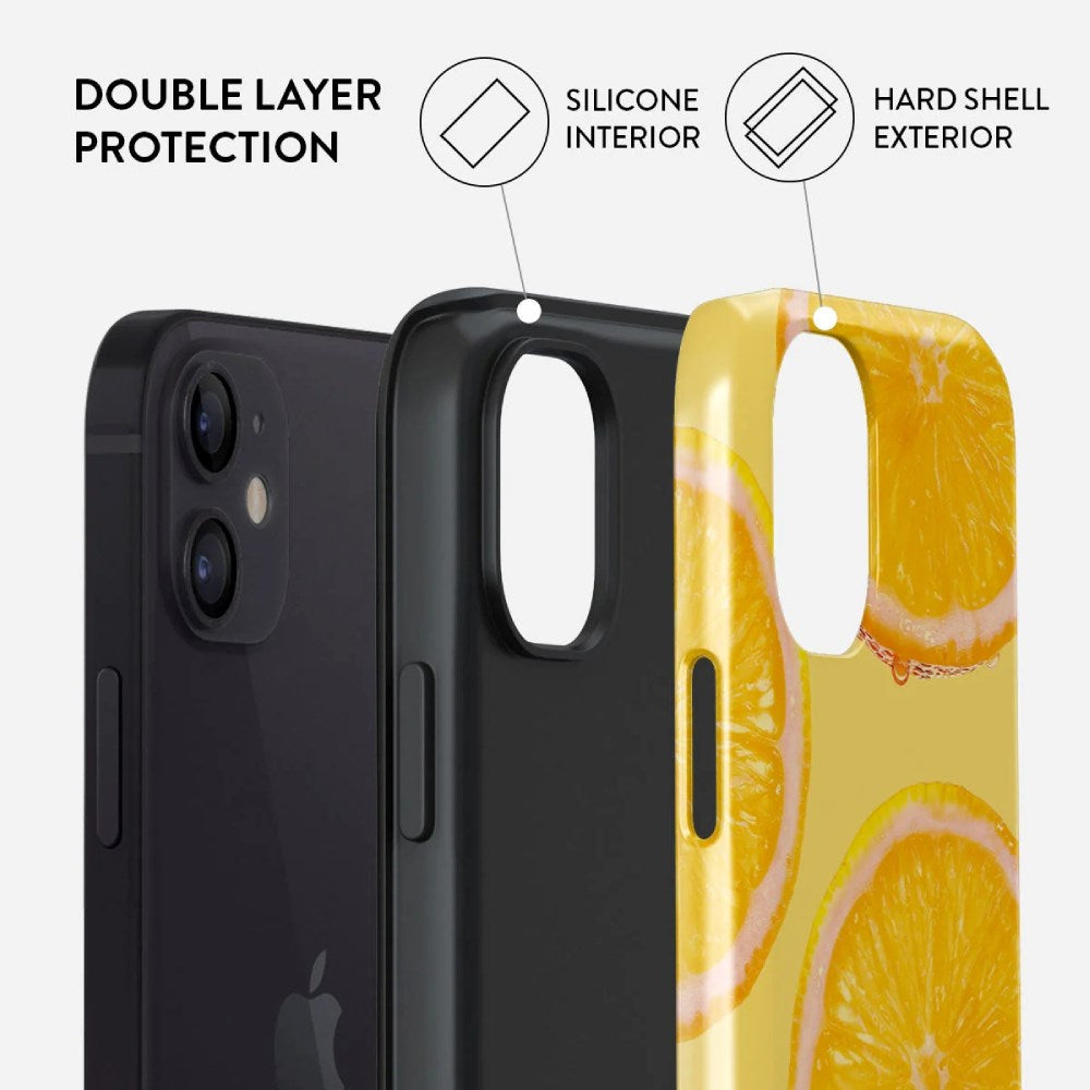 Burga iPhone 12 / 12 Pro Tough Fashion Cover - MagSafe Kompatibel - Bitter