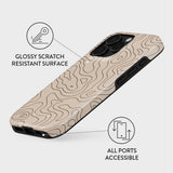 Burga iPhone 16 Pro Tough Fashion Cover - MagSafe Kompatibel - Wild Terrain