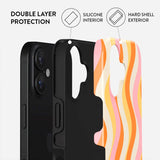 Burga iPhone 16 Plus Tøft motedeksel - Flower Power