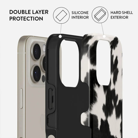 Burga iPhone 16 Pro Tough Fashion Cover - MagSafe Kompatibel - Achromatic