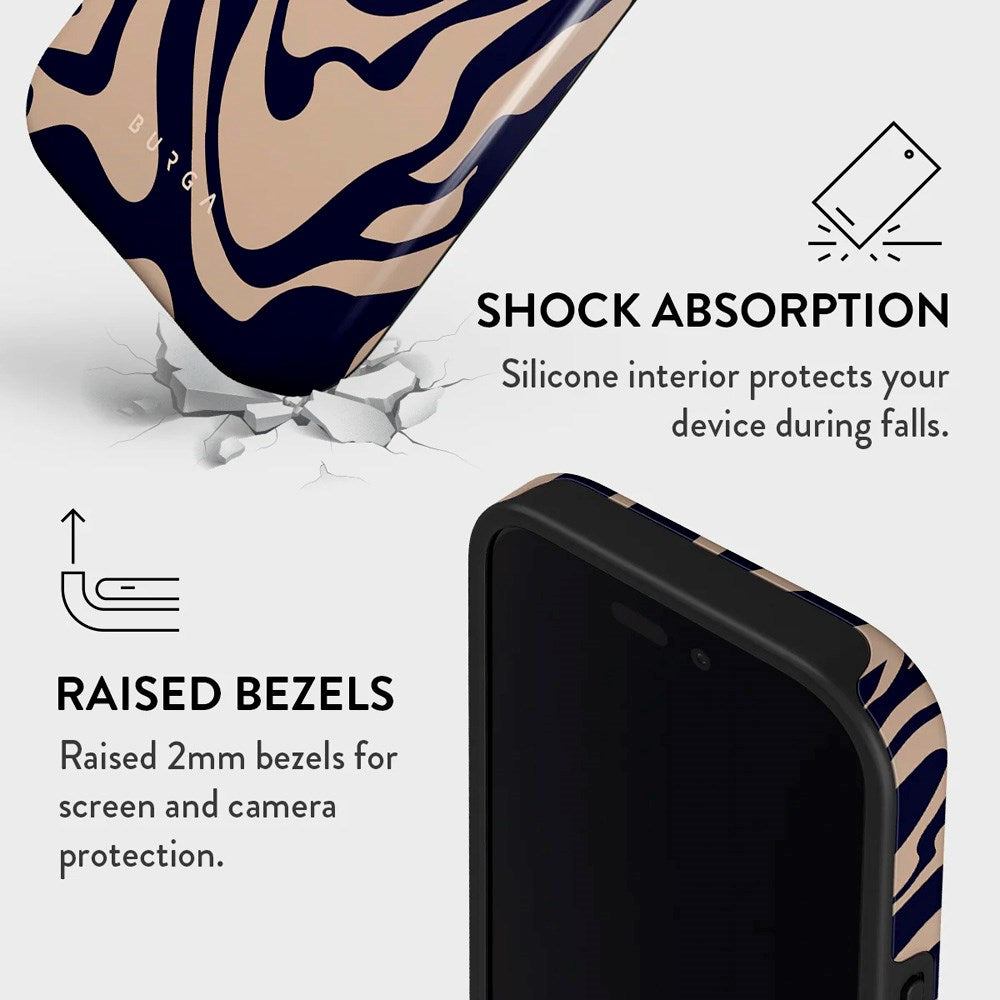 Burga iPhone 16 Plus Tøft motedeksel - årvåken