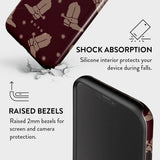 Burga iPhone 12 / 12 Pro Tough Fashion Case - Hei