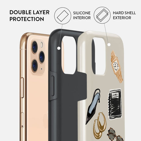 Burga iPhone 11 Pro Tough Fashion Cover - Boss Babe