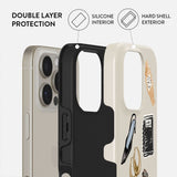 Burga iPhone 16 Pro Tough Fashion Cover - Boss Babe