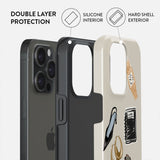 Burga iPhone 15 Pro Tough Fashion Cover - Boss Babe