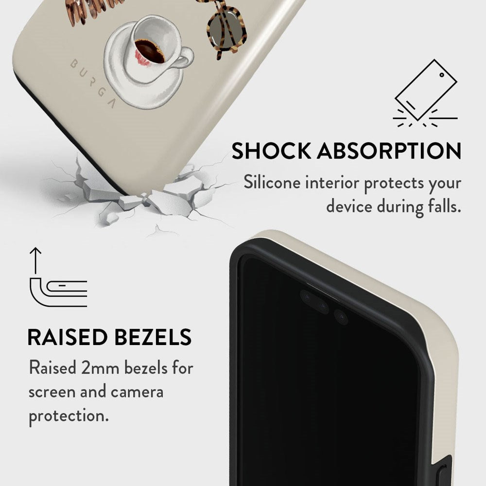 Burga iPhone 15 Pro Tough Fashion Cover - Boss Babe