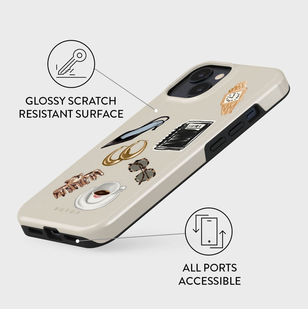 Burga iPhone 14 Tough Fashion Cover - Boss Babe