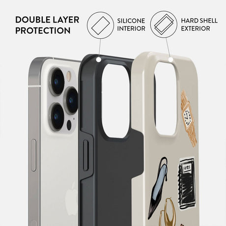 Burga iPhone 13 Pro Tough Fashion Cover - Boss Babe