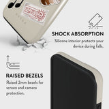 Burga iPhone 15 Tough Fashion Cover - Oat Milk Please
