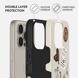Burga iPhone 16 Pro Tough Fashion Cover - Oat Milk Please