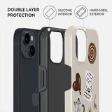 Burga iPhone 15 Tough Fashion Cover - Oat Milk Please