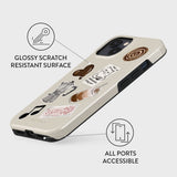 Burga iPhone 15 Tough Fashion Cover - Oat Milk Please