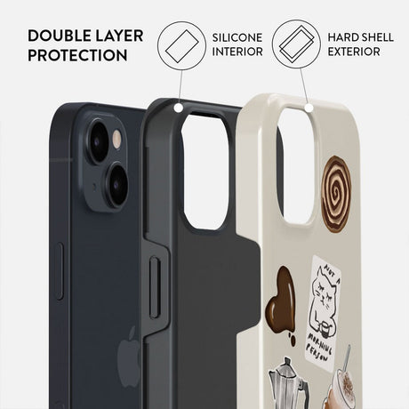 Burga iPhone 13 Tough Fashion Cover - Oat Milk Please