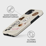 Burga iPhone 13 Tough Fashion Cover - Oat Milk Please