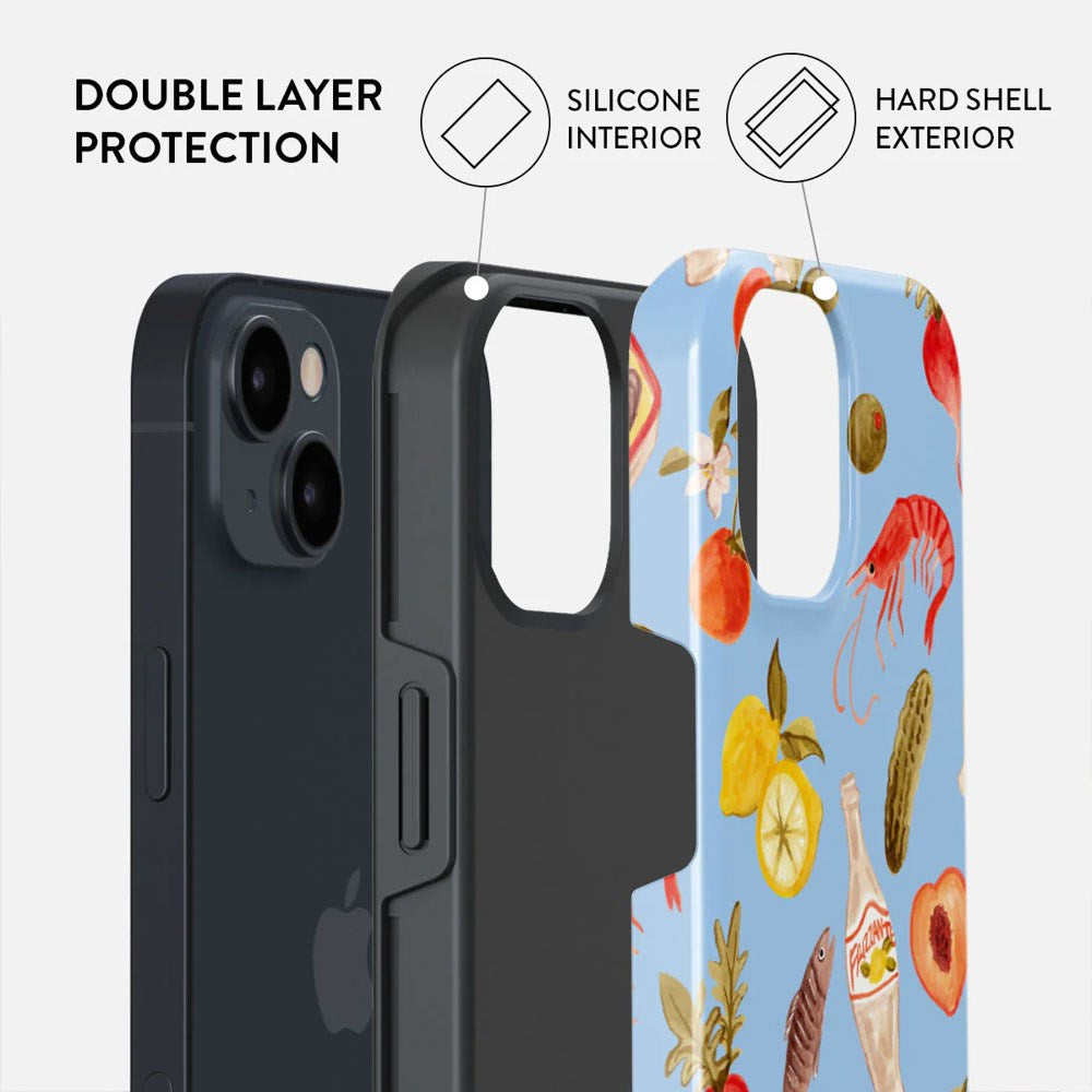 Burga iPhone 15 Tough Fashion Cover - MagSafe Kompatibel - Al Fresco