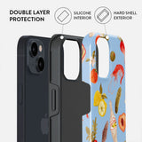 Burga iPhone 15 Tough Fashion Cover - MagSafe Kompatibel - Al Fresco