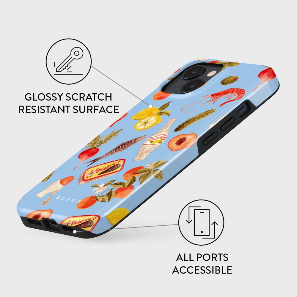 Burga iPhone 15 Tough Fashion Cover - MagSafe Kompatibel - Al Fresco