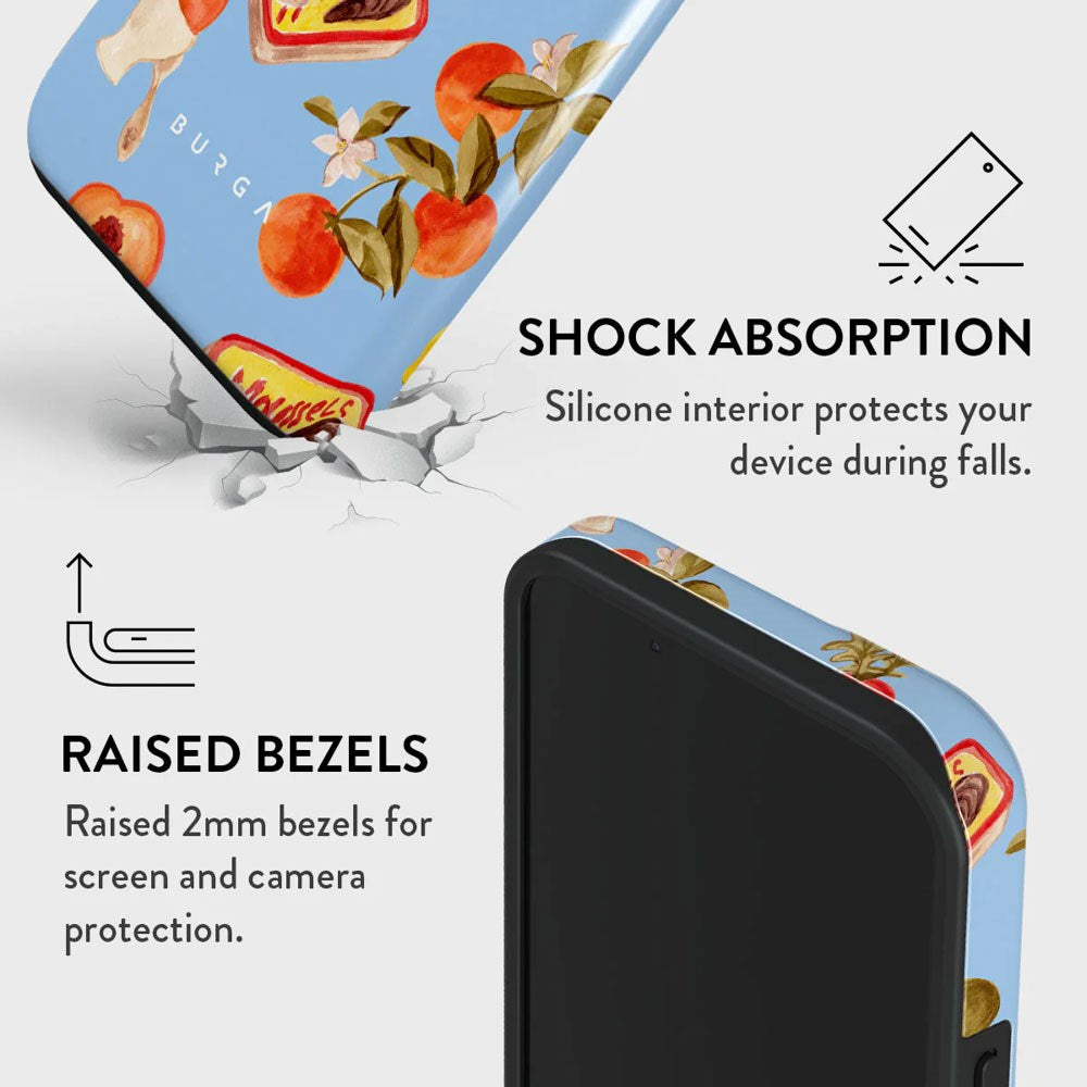 Burga iPhone 15 Tough Fashion Cover - MagSafe Kompatibel - Al Fresco