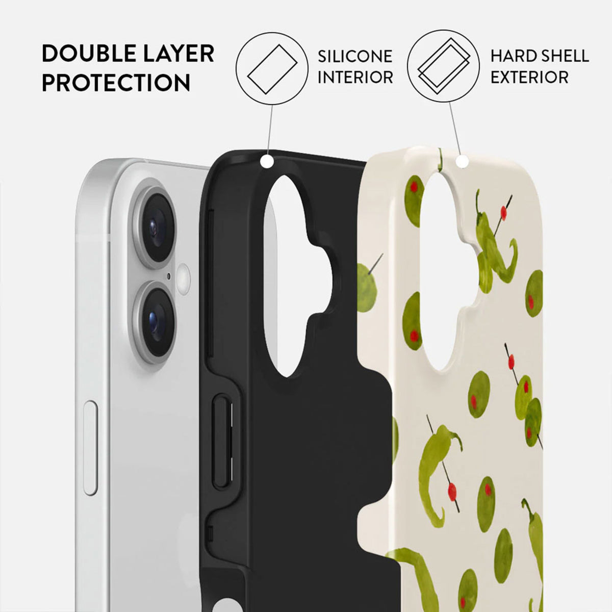 Burga iPhone 16 Tough Fashion Cover - MagSafe Kompatibel - Aperitivo