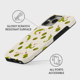 Burga iPhone 16 Pro Tough Fashion Cover - MagSafe Kompatibel - Aperitivo