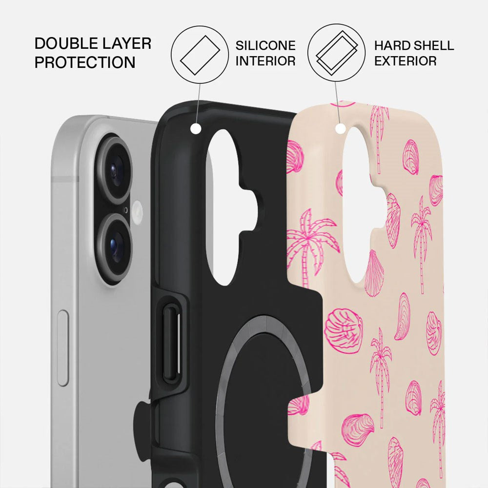 iPhone 17 Burga Tough Fashion Cover - MagSafe Kompatibel - Beach Please
