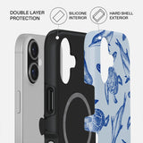 iPhone 17 Burga Tough Fashion Cover - MagSafe Kompatibel - Aquatic Dance