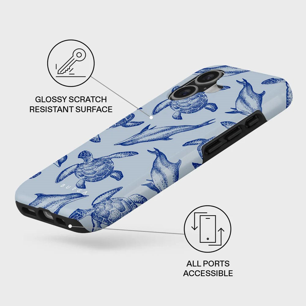 iPhone 17 Burga Tough Fashion Cover - MagSafe Kompatibel - Aquatic Dance