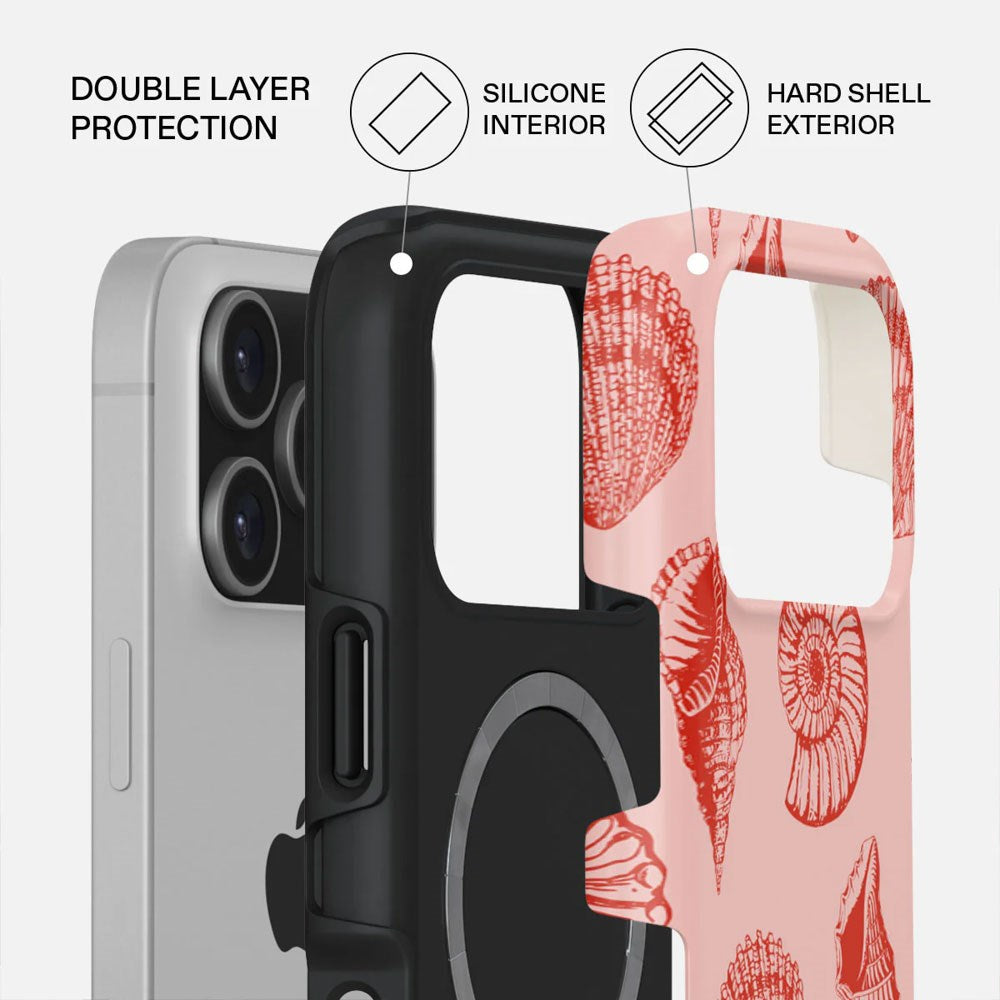 iPhone 17 Pro Burga Tough Fashion Cover - MagSafe Kompatibel - Coastal Treasure