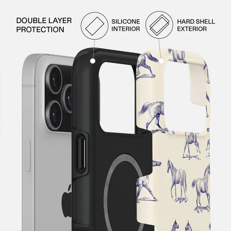 iPhone 17 Pro Max Burga Tough Fashion Cover - MagSafe Kompatibel - Derby Race