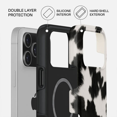 iPhone 17 Pro Max Burga Tough Fashion Cover - MagSafe Kompatibel - Achromatic