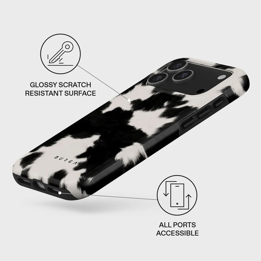 iPhone 17 Pro Max Burga Tough Fashion Cover - MagSafe Kompatibel - Achromatic