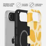 iPhone Air Burga Tough Fashion Cover - MagSafe Kompatibel - Lemon Tart