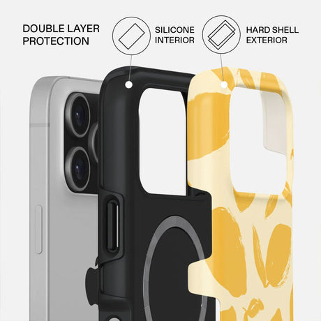 iPhone 17 Pro Burga Tough Fashion Cover - MagSafe Kompatibel - Lemon Tart