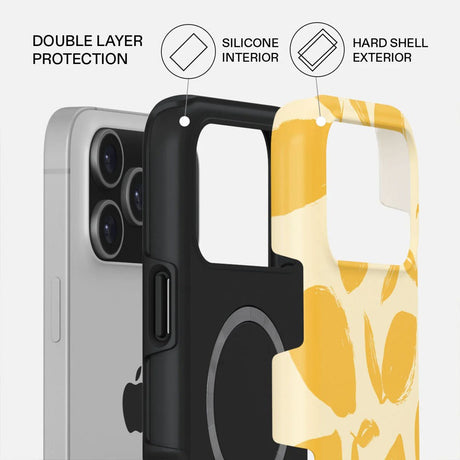 iPhone 17 Pro Max Burga Tough Fashion Cover - MagSafe Kompatibel - Lemon Tart