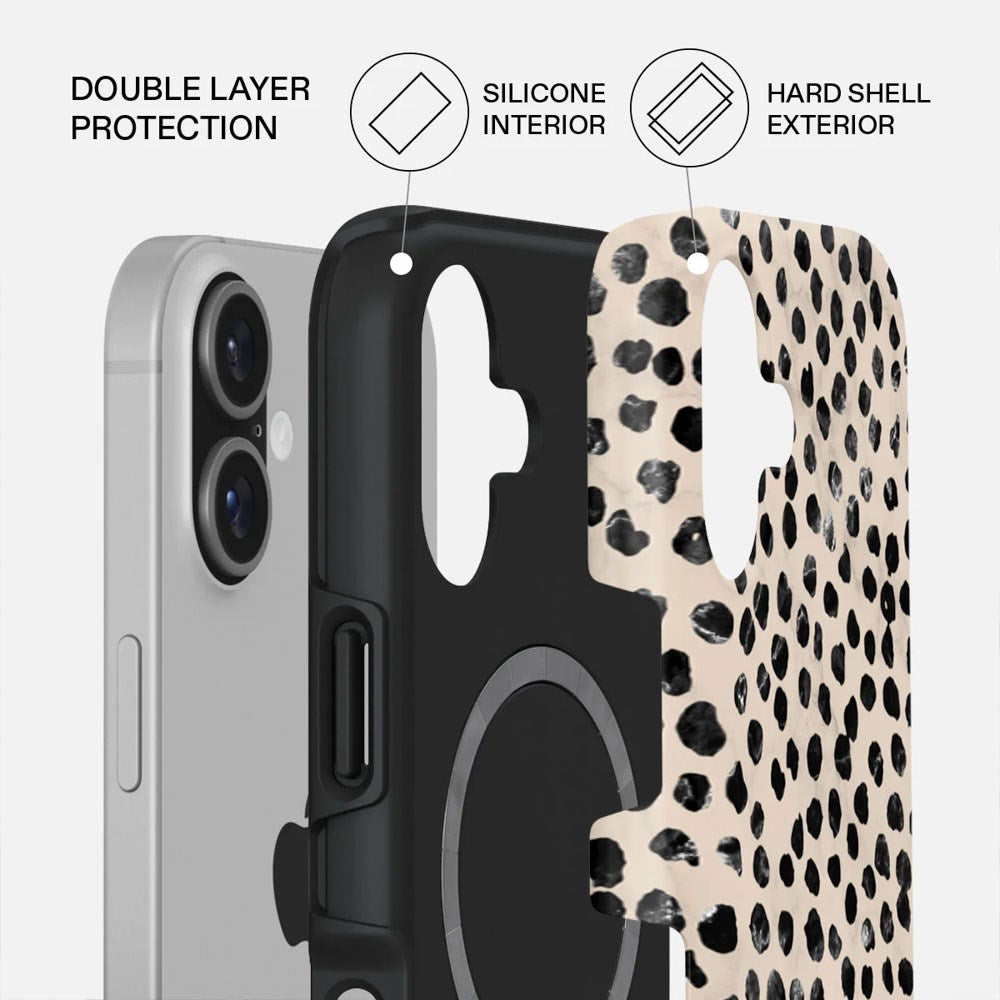 iPhone 17 Burga Tough Fashion Cover - MagSafe Kompatibel - Almond Latte