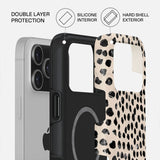 iPhone 17 Pro Max Burga Tough Fashion Cover - MagSafe Kompatibel - Almond Latte