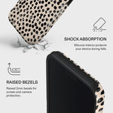 iPhone 17 Pro Max Burga Tough Fashion Cover - MagSafe Kompatibel - Almond Latte