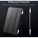 iPad Mini (2024/2021) ESR Rebound Magnetic Flip Cover - Sort
