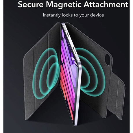 iPad Mini (2024/2021) ESR Rebound Magnetic Flip Cover - Sort