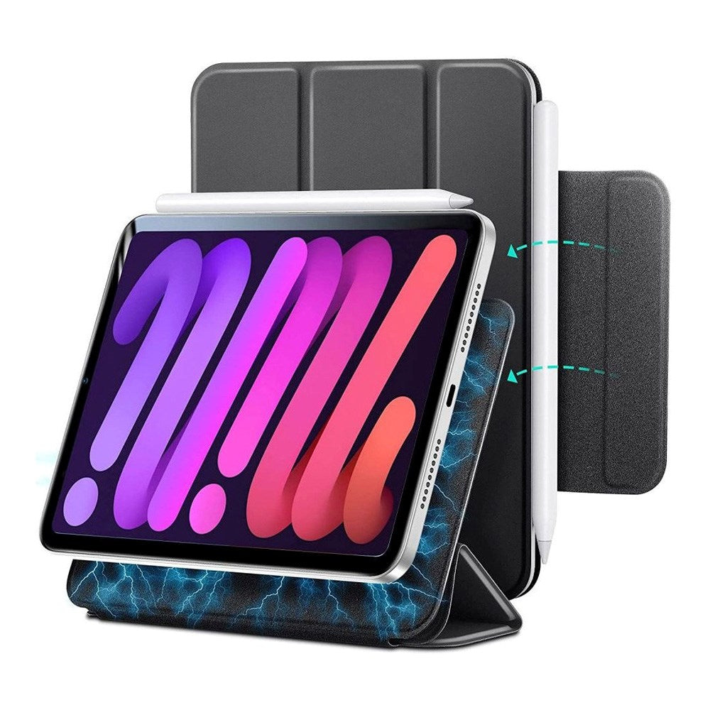 iPad Mini (2024/2021) ESR Rebound Magnetic Flip Cover - Sort
