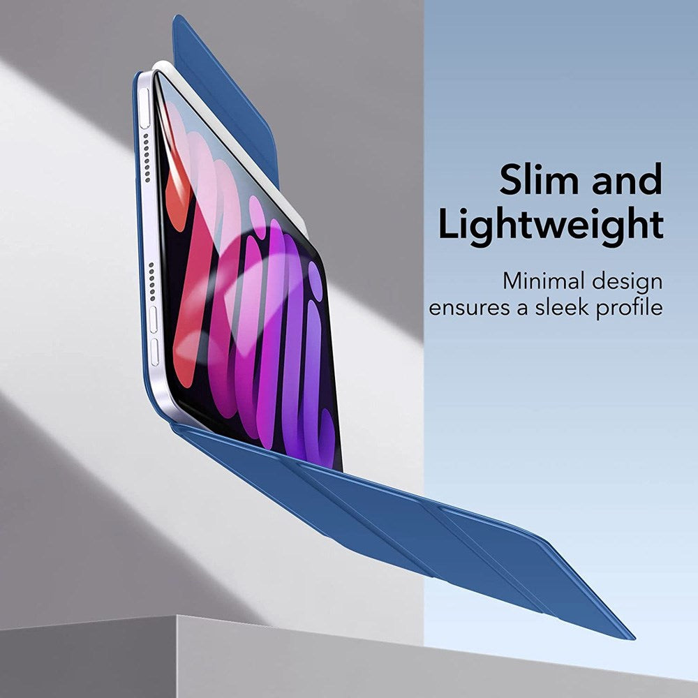 iPad Mini (2024/2021) ESR Rebound Magnetic Flip Cover - Blå