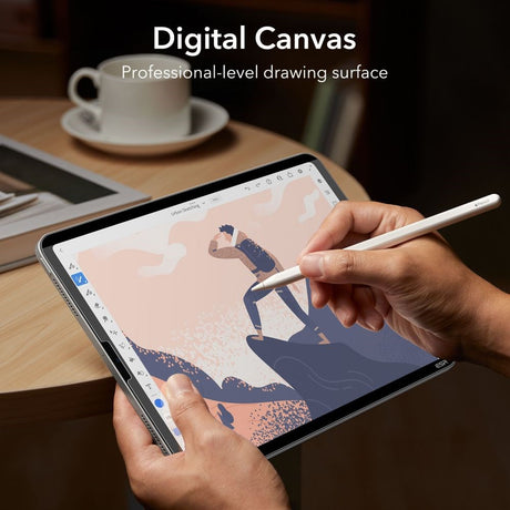 iPad Air (2022 / 2020) / Pro 11" 10.9" (2022 / 2021 / 2020) ESR Paper Feel Magnetic Plastic Screen Protector - Matt Transparent