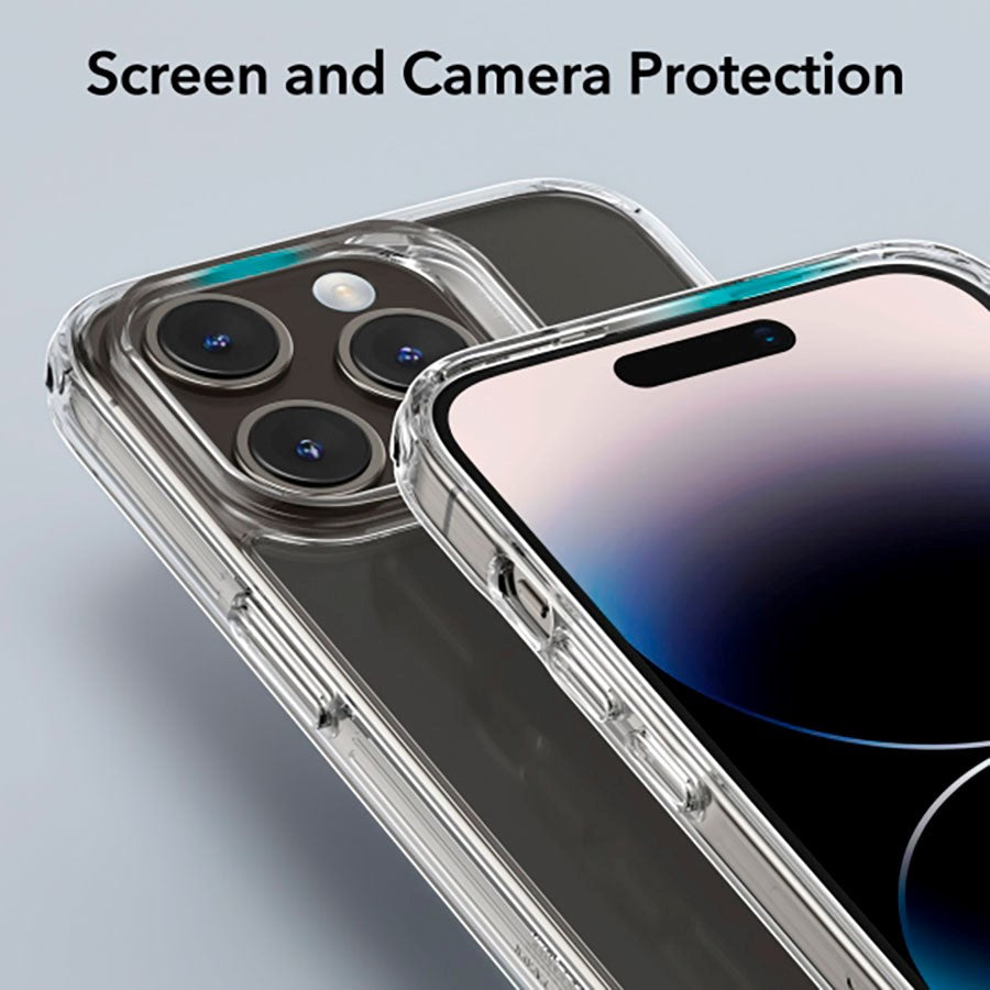 iPhone 15 Pro ESR Ice Shield Hybrid Air-Guard Bakdeksel - Gjennomsiktig