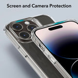 iPhone 15 Pro ESR Ice Shield Hybrid Air-Guard Bakdeksel - Gjennomsiktig