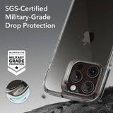 iPhone 15 Pro ESR Ice Shield Hybrid Air-Guard Bakdeksel - Gjennomsiktig