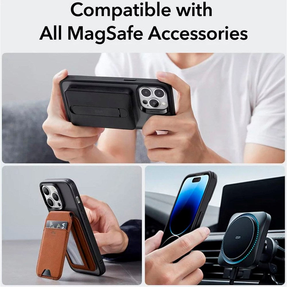 iPhone 14 Pro - ESR Classic Hybrid Deksel - MagSafe-kompatibel - Matt Svart