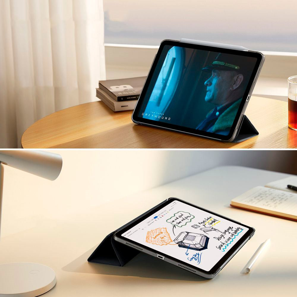 iPad Air 10,9-11" (2025-2020) ESR Ascend Tri-Fold Flip-deksel - svart