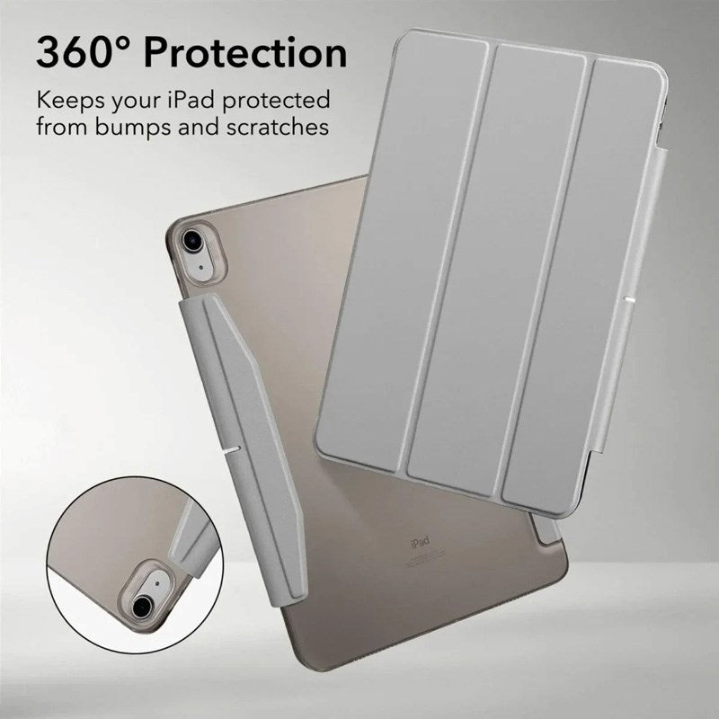 iPad Air 10,9-11" (2025-2020) ESR Ascend Tri-Fold flipdeksel - grå