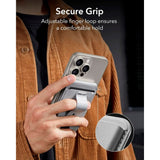 Kortholder med stativfunksjon - ESR GeoWallet - MagSafe-kompatibel - Grå