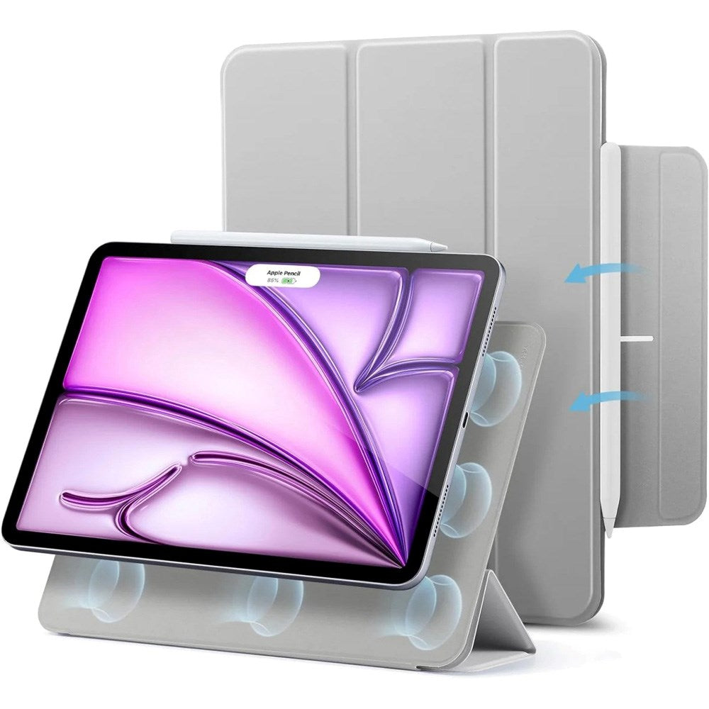 iPad Air 13" (2025 / 2024) / Pro 12.9" (2022 / 2021 / 2020) ESR Rebound Magnetic Flip Case - Grå